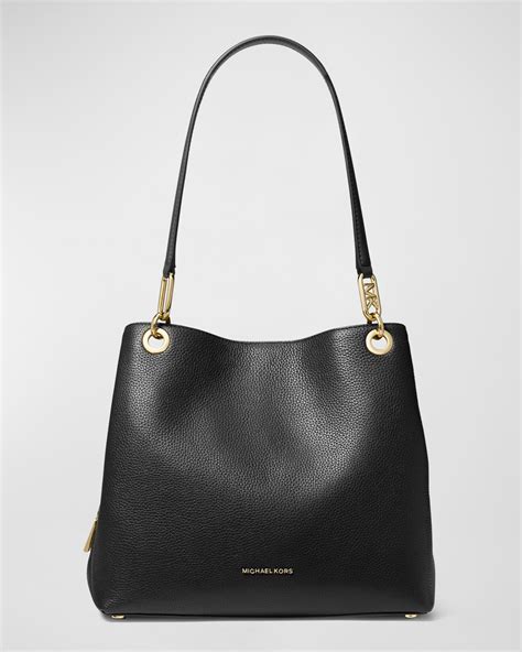 michael kors large leather tote|michael kors tote bag large.